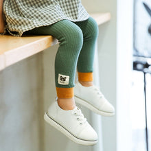 Load image into Gallery viewer, Children  Leggings Made By Pure  Cotton  Warm And Comfortable Autumn Winter Soft Girl Trousers Leggings  For Girls Age 3-9T