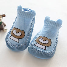 Load image into Gallery viewer, Baby Toddler Shoes and Socks Infant Cartoon Socks Kids Indoor Floor Socks Leather Sole Non-Slip Baby Socks Moccasins Slippers